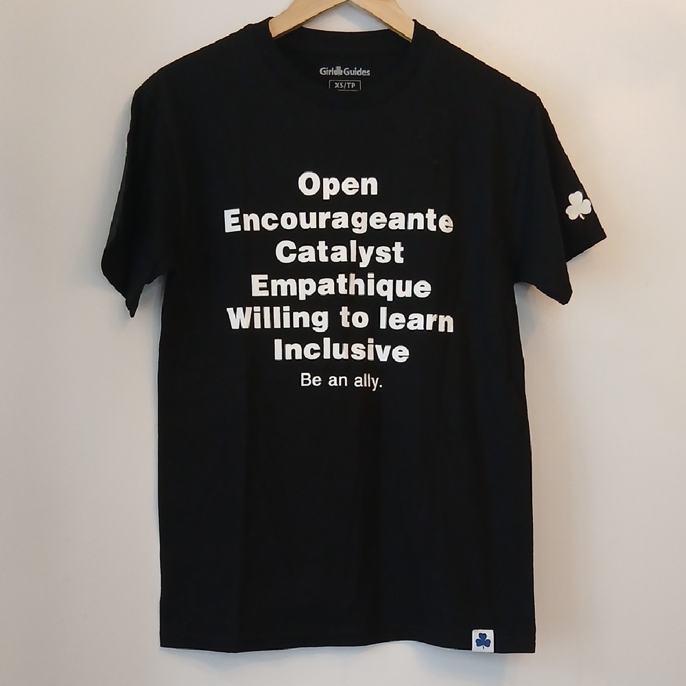 Girl Guides of Canaa Black Short Sleeve Tee